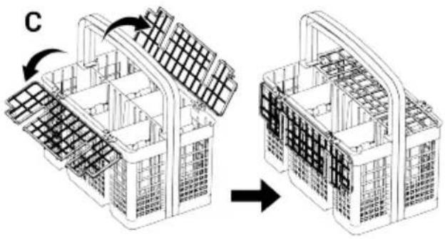 BEKO BDIN36461 - Panier à couverts - 2