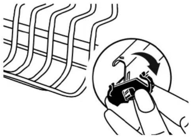 BEKO BDIN36461 - Réglage de la hauteur du panier supérieur - 1
