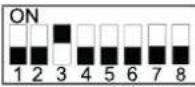 HISENSE AHZ-080HCDS1 - SETĂRI COMUTATOR DIP LA PCB1 - 11