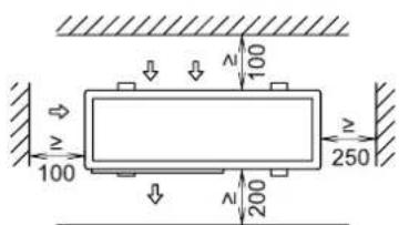 HISENSE AHZ-080HCDS1 - ESPAÇO DE INSTALAÇÃO - 2