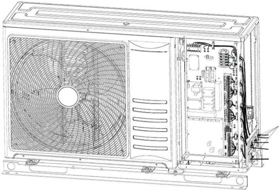 HISENSE AHZ-080HCDS1 - COLLEGAMENTI ELETTRICI DELL'UNITÀ ESTERNA - 5