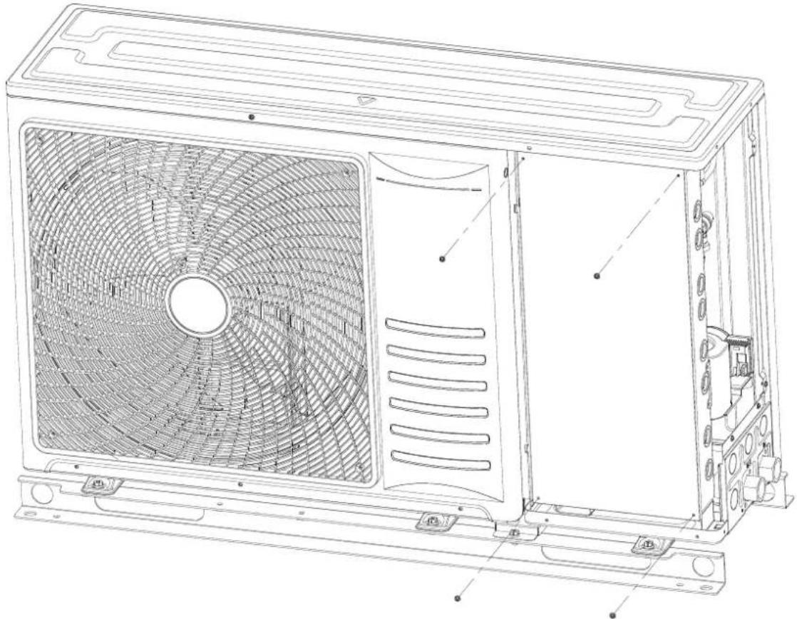 HISENSE AHZ-080HCDS1 - AANSLUITING VAN ELEKTRISCHE BEDRADING VOOR BUITENUNITS - 3