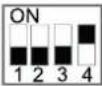 HISENSE AHZ-080HCDS1 - IMPOSTAZIONE DELL'INTERRUTTORE DIP DI PCB1 - 6