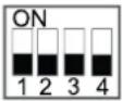 HISENSE AHZ-080HCDS1 - AJUSTE DE LOS CONMUTADORES DIP DE LA PCB1 - 2