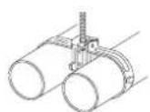HISENSE AHZ-080HCDS1 - SUSPENSIÓN DE LA TUBERÍA DE AGUA - 1