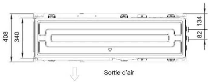 408 340 134 82 Sortie d'air