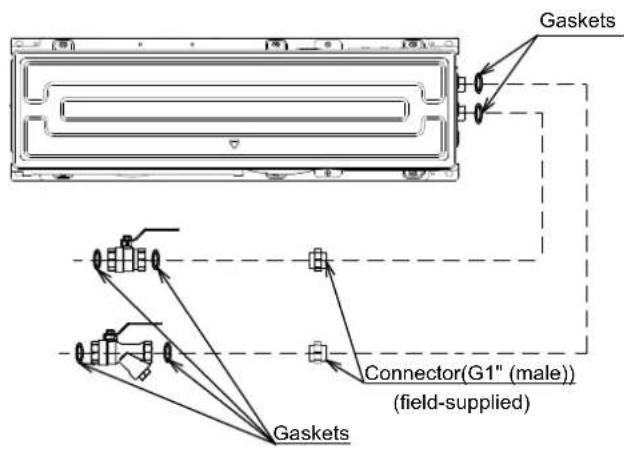 HISENSE AHZ-080HCDS1 - Install shut-off valves - 1