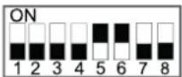 HISENSE AHZ-080HCDS1 - KONFIGURACJA PRZEŁĄCZNIKÓW DIP PŁYTY PCB1 - 7
