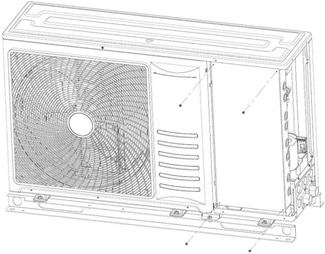HISENSE AHZ-080HCDS1 - LIGAÇÕES ELÉTRICAS PARA UNIDADES EXTERIORES - 3