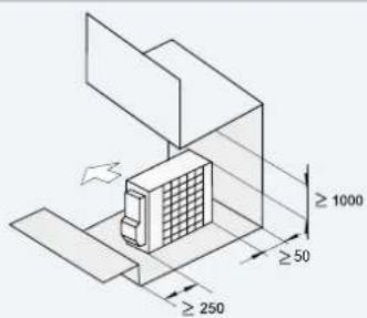 HISENSE AHZ-080HCDS1 - INSTALLATION SPACE - 8