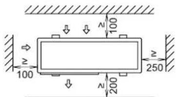 HISENSE AHZ-080HCDS1 - SPAZIO DI INSTALLAZIONE - 2