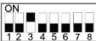 HISENSE AHZ-080HCDS1 - DIP-SCHALTER-EINSTELLUNG VON PCB1 - 13