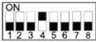 HISENSE AHZ-080HCDS1 - SETĂRI COMUTATOR DIP LA PCB1 - 10