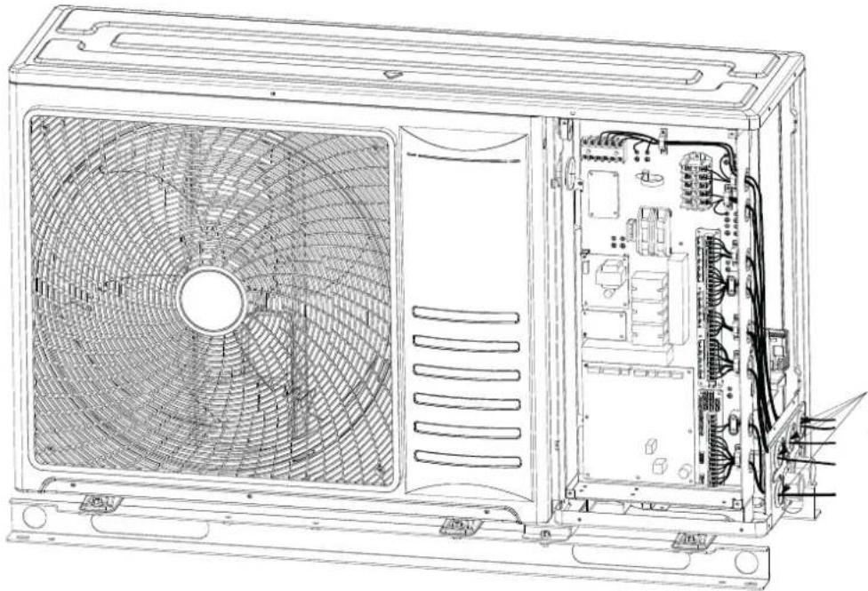 HISENSE AHZ-080HCDS1 - KABELANSCHLÜSSE FÜR AUSSENGERÄTE - 5