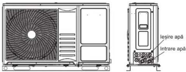 HISENSE AHZ-080HCDS1 - Amplasarea conductei și mărimea racordului - 1