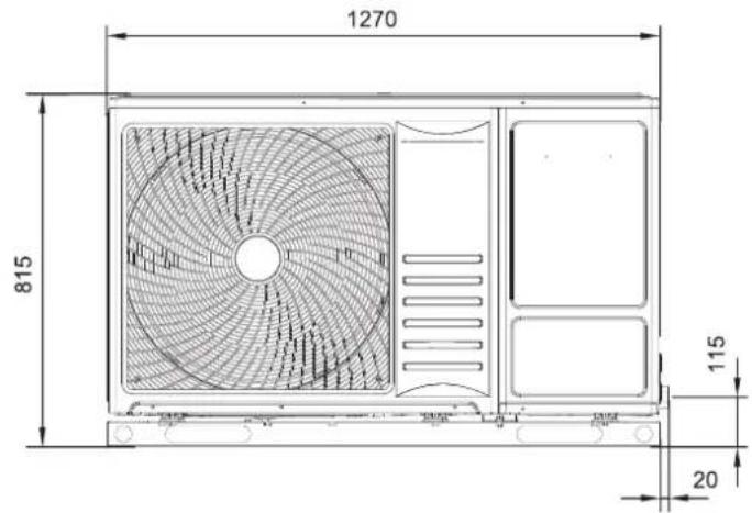 HISENSE AHZ-080HCDS1 - DIMENSIONES GENERALES - 2