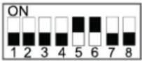 HISENSE AHZ-080HCDS1 - Réglage des commutateurs DIP de la PCB1 - 7