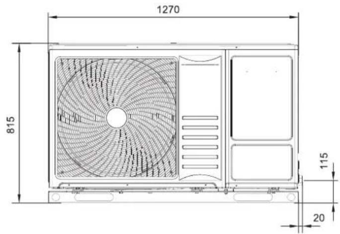 HISENSE AHZ-080HCDS1 - DIMENSIONI GENERALI - 2