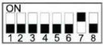 HISENSE AHZ-080HCDS1 - SETĂRI COMUTATOR DIP LA PCB1 - 7