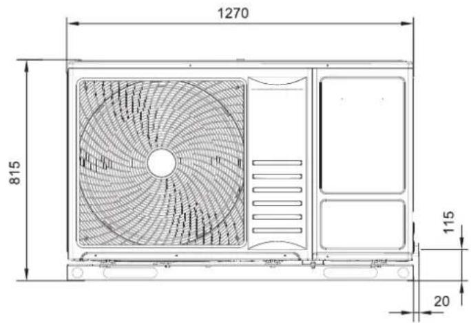 HISENSE AHZ-080HCDS1 - DIMENSÕES GERAIS - 3