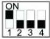 HISENSE AHZ-080HCDS1 - SETĂRI COMUTATOR DIP LA PCB1 - 15