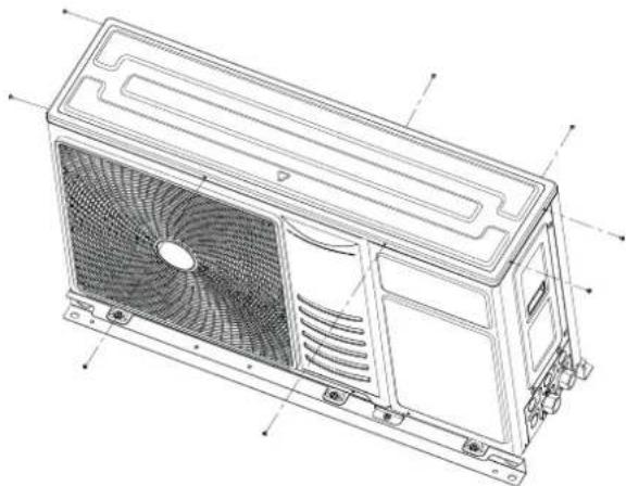 HISENSE AHZ-080HCDS1 - VORSICHT! KONTROLLMUFFE STEHT UNTER DRUCK - 1