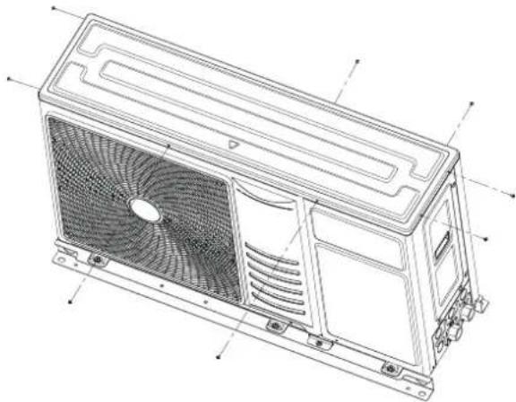 HISENSE AHZ-080HCDS1 - DE DRUK METEN VIA DE OVERDRUKKLEP - 1