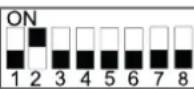 HISENSE AHZ-080HCDS1 - DIP-SCHALTER-EINSTELLUNG VON PCB1 - 14