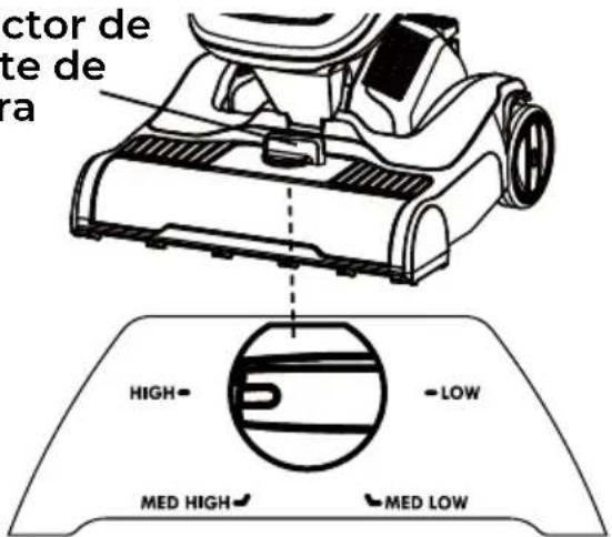 KENMORE DU1292 - SELECCIÓN DE LA ALTURA DEL PELO Y AJUSTES - 1