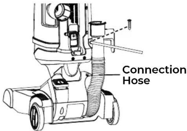KENMORE DU1292 - CHECKING CONNECTION HOSE FOR CLOGS - 1