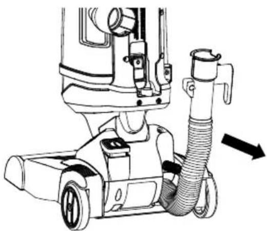 KENMORE DU1292 - CHECKING CONNECTION HOSE FOR CLOGS - 2