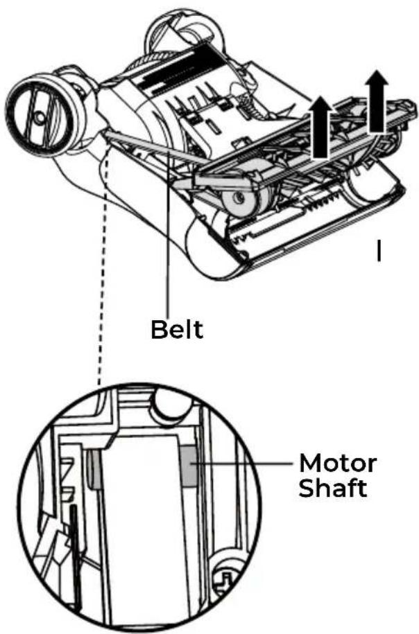 KENMORE DU1292 - BELT CHANGING - 2