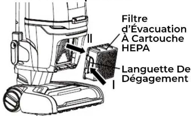KENMORE DU4396 - NETTOYAGE DU FILTRE D'EVACUATION À CARTOUCHE HEPA - 2