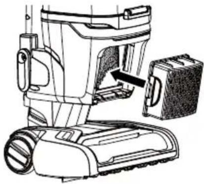KENMORE DU4396 - NETTOYAGE DU FILTRE D'EVACUATION À CARTOUCHE HEPA - 3