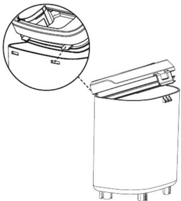 KENMORE KW1049 - LLENADO DEL TANQUE DE AGUA LIMPIA - 1