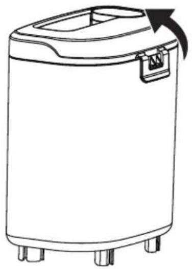 KENMORE KW1049 - FILLING THE CLEAN WATER TANK - 2