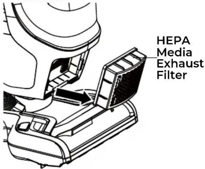 KENMORE BU4017 - HEPA MEDIA EXHAUST FILTER CLEANING - 1