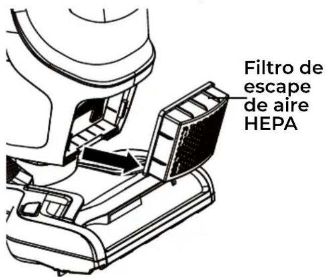 KENMORE BU4017 - LIMPIEZA DEL FILTRO DE ESCAPE DE AIRE HEPA - 2