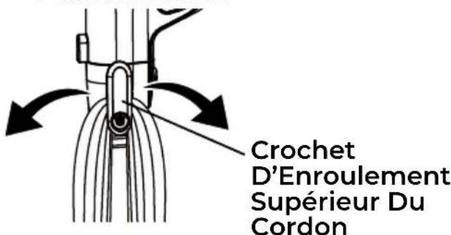 Crochet D'Enroulement Supérieur Du Cordon