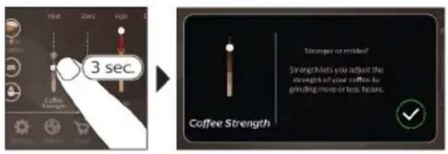SAECO GranAroma Deluxe SM6682 - Підтримка щодо параметрів напою - 1