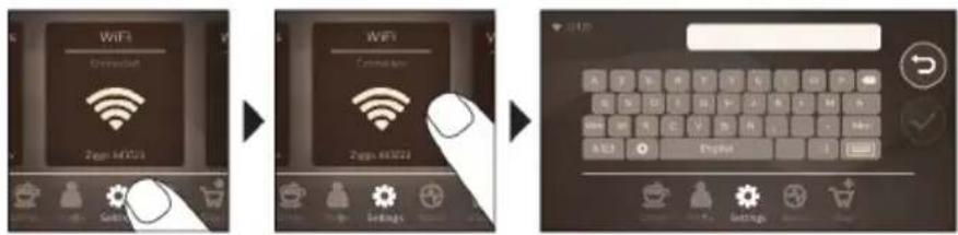 SAECO GranAroma Deluxe SM6682 - Свързване с Wi-Fi - 1