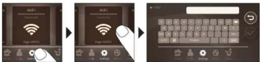 SAECO GranAroma Deluxe SM6682 - Csatlakozás Wi-Fi-hálózathoz - 1