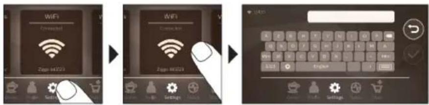 SAECO GranAroma Deluxe SM6682 - Connexion au réseau Wi-Fi - 1