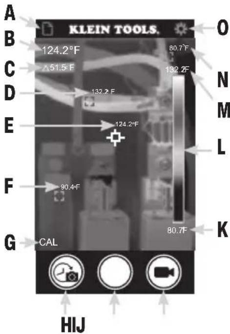 Klein Tools TI223 - LIVE MODE SCREEN - 1