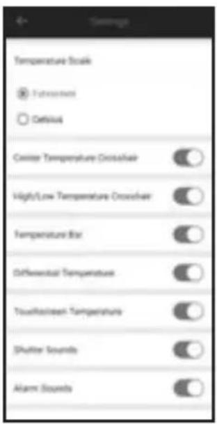 Klein Tools TI223 - CAMERA SETTINGS SCREENS (HH) - 1