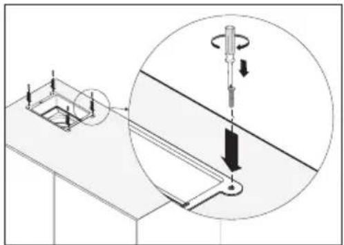 Pelgrim OWA207RVS - Sous un placard de cuisine - 3