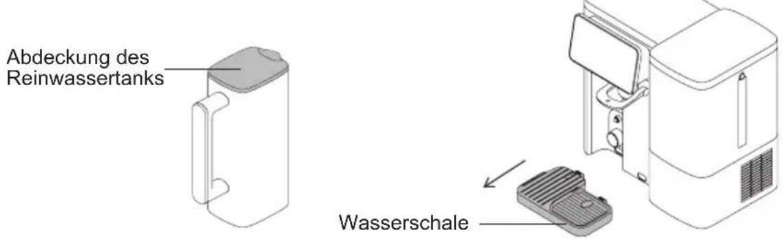 JIMMY R9 Pro - Sauberer Rohwassertank und Reinwasserbecher - 2