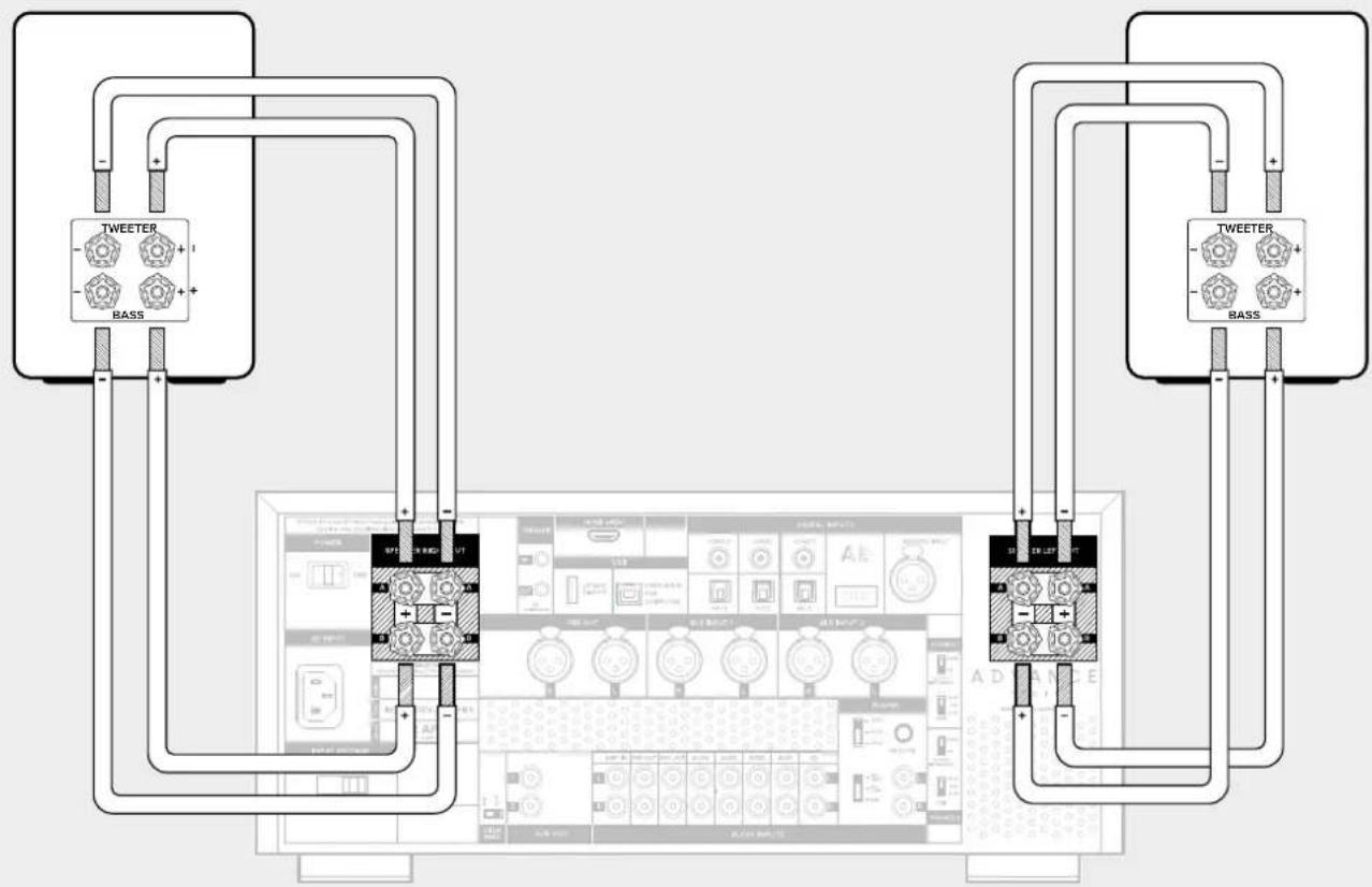 ADVANCE A12 APEX - Connexion en bi-câblage - 1