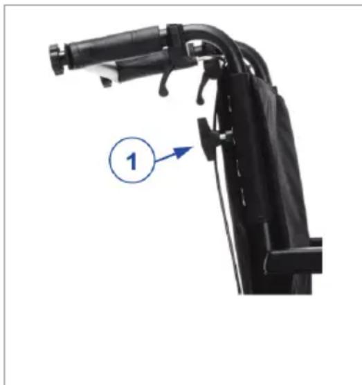 Vermeiren V500 Light 30° - Push handle height - 1