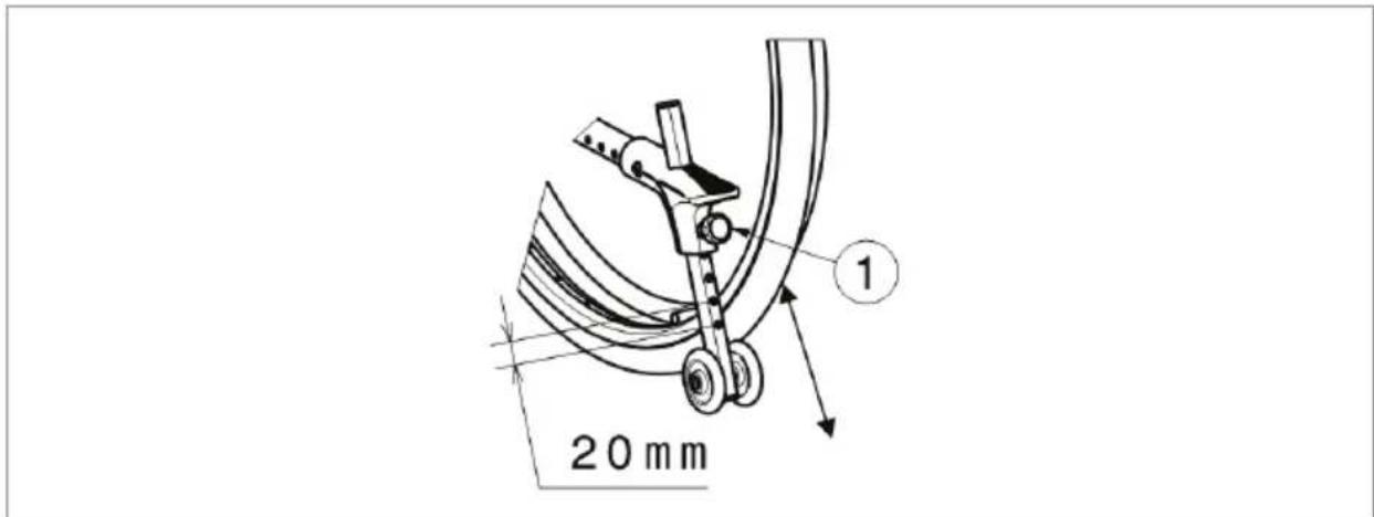 Vermeiren V500 Light 30° - Regulacja zabezpieczenia przed przewróceniem (jeśli dotyczy) - 1